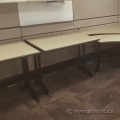 Teknion TOS 48" Height Adjustable Run-Off Side Table Teknion TOS 48" Height Adjustable Run-Off Side Table